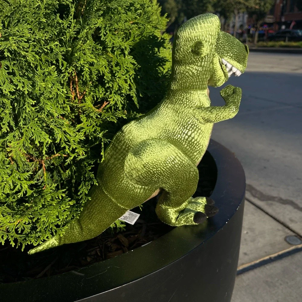 Talking Trex Toy Story Green Dinosaur Plush Toy - Picture 9 of 9